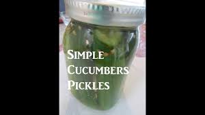 Simple Cucumbers Pickles In Salt Brine طرشي الخيار بالملح Recipe 163 Youtube