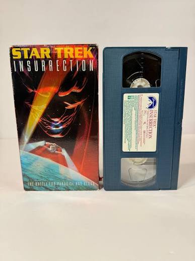 Star Trek Insurrection VHS Tape (Blue) (1999) – Geek Guilt