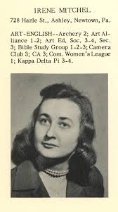 Random Memories of '50-'54' Artwork by Irene Mitchel, Kutztown State  Teachers College, 1954 Keystonia