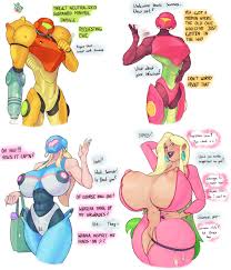 metroid, samus aran, tsubaron, ass expansion, bimbo - R34 Vault