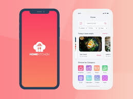 Home Kitchen Food Ordering And Delivery Ios App Web Layout Design Clean Web Design App Design