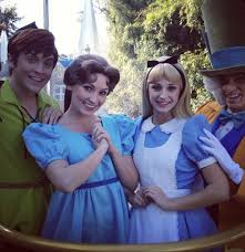 Peter Wendy Alice Mad Hatter Disney Princess Cosplay Disney World Characters Disney Cast
