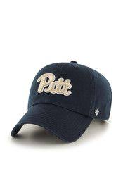 47 Pitt Panthers Mens Navy Blue Clean Up Adjustable Hat Pitt Panthers Adjustable Hat Panthers