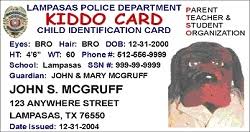 Comprehensive, descriptive information in one place: Child Identification Card Lampasas Tx Official Website