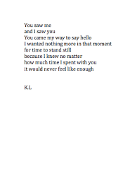 K L Poem Ways To Say Hello Poems Sayings