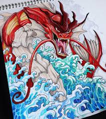 How to draw gyarados step by step in pokemon? Madpatti Shiny Gyarados If You Wanna Support Me Heres My