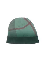 Details About Burberry Women Green Beanie One Size