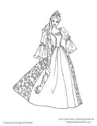 Barbie easy fairy coloring pages. Princess Fairy Easy Cute Barbie Drawing Novocom Top