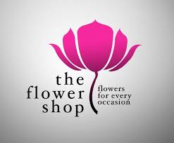 Flowershop Logos Modern Logo Redsign For The Flower Shop Gradient Logo Raznoe Floristika Magaziny