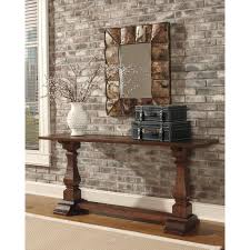 Find the perfect hall & console table to welcome you home, from mirrored, gloss to hall tables with storage. Signature Design By Ashley Vennilux Console Table Walmart Com Walmart Com