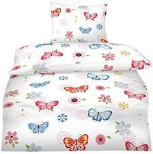 Kinderbettwäsche kaufen auf otto » coole bettwäsche für mädchen & jungs! Aminata Bettwasche 135x200 Madchen Schmetterling Jugend Bettwasche 135x200 Bettwasche Bett