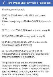 Correct Tire Pressure For Street Page 2 Jeep Wrangler Forum