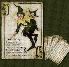 Joker Playing Card Based On Typography By Star St Germain Joker Playing Card Playing Cards Art Joker Card