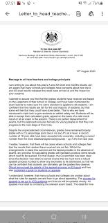 Maybe you would like to learn more about one of these? Penny Mordaunt On Twitter Letter From The Minister Confirming Exam Results Appeals Process More Guidance Will Be With Colleges This Coming Week Appeals Will Be Free Uni Places Held Until 7th September