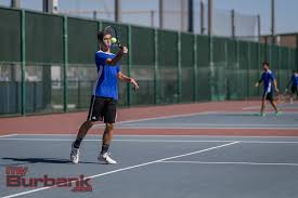Burbank Boys Tennis Defeats Improved Burroughs 12-6