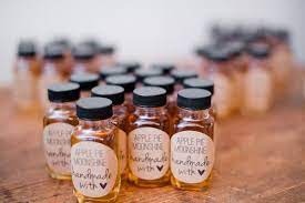 Playful Texas Brunch Wedding Wedding Favors For Guests Apple Pie Moonshine Brunch Wedding