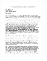 Free 7 Self Introduction Letter Samples And Templates In Pdf Ms Word Google Docs Pages