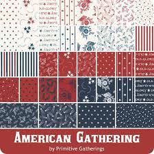 American Gathering Layer Cake Primitive Gatherings For Moda Fabric Fat Quarter Shop