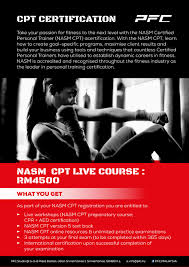 Hci's personal trainer certification course. How To Be A Certified Fitness Trainer In Malaysia