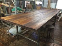 Table Reclaimed Wood Table Communal Dining Table Conference Table Rustic Modern 12 Reclaimed Wood Table Top Rustic Conference Table Long Dining Table