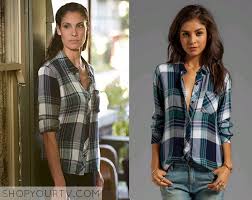 Il sera ajouté dès que possible. Ncis Los Angeles Season 6 Episode 8 Kensi S Green Plaid Shirt Shop Your Tv