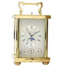 Tiffany And Co Triple Date Calendar Moonphase Carriage Clock Carriage Clocks Clock Black Clocks