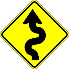 Black And Yellow Sign With Arrow Meaning Pin By Municipal Signs On Warning Signs Wall Signs Street Signs Signs
