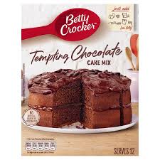 .cake mix in less than 3 minutes easy and ready to make super moist and fluffy chocolate sponge cake mix from betty crocker with chocolate glaze on top ingredients needed : Betty Crocker Chocolate Cake Mix 425g Tesco Groceries