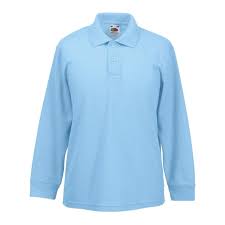 Fruit Of The Loom Childrens Long Sleeve Polo Shirt