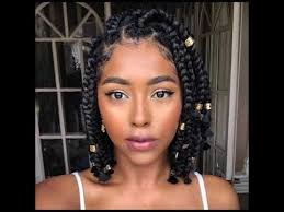 You can create beautiful hairstyles with short braids and here is a great example. Short Braids Hairstyles For Women Trending Short Braids Hairstyles 2020 Youtube