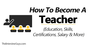 How To Become A Teacher Education Skills Certification Salary More In 2020 Teacher Education Becoming A Teacher Continuing Education