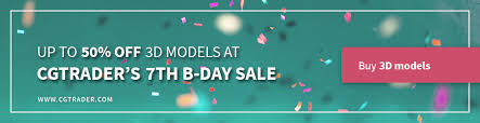 Our best list is updated weekly. 50 Off 3d Models At Cgtrader S 7th Birthday Sale Take All You Can Carry Off Topic Chat Blender Artists Community