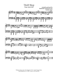 Macklemore Ryan Lewis Thrift Shop Feat Wanz текст Thrift Shop Macklemore And Ryan Lewis Feat Wanz Find More Sheet Music At Www Pianobragsongs Com Sheet Music Pop Sheet Music Easy Piano Sheet Music
