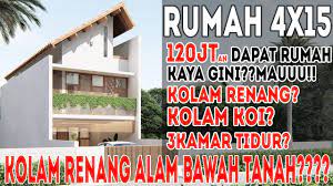 Desain Rumah Unik Creative Indo Design Desain Rumah Di Desa 4x15 2 Lantai Yang Bikin Kamu Baper Facebook
