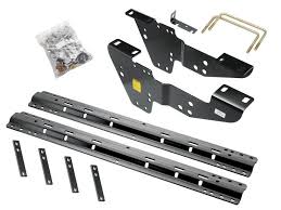 Install base rails and mounting brackets as described in installation instructions for 5th wheel rail mounting kit, part #. Reese 50064 58 Quick Install Fifth Wheel Mounting Brackets With Rails
