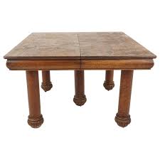 This is a smaller pedestal table, making it perfect for limited space, but could also be used in a larger space, as there is a 15 butterfly leaf included. 1910s Dining Room Tables 21 For Sale At 1stdibs