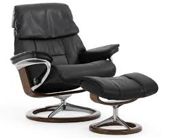 Stressless Ruby Signature Chair Ekornes Com Leather Recliner Stressless Furniture Ottoman In Living Room