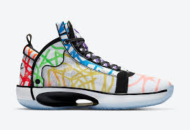 Picture of basketball shoes coloring page to color, print and download for free along with bunch of favorite shoes coloring page for kids. A Coloring Book Inspires This Zion Williamson X Air Jordan 34 Pe Kicksonfire Com