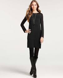 Dresses Ann Taylor Winter Dress Outfits Black Dress Winter Tight Black Dress