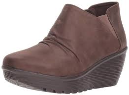 Skechers Women S Parallel Curtail Twin Gore Ruched Bootie Ankle Boot Fashion Clothing Shoes Accessori Boot Shoes Women Skechers Women Womens Mid Calf Boots