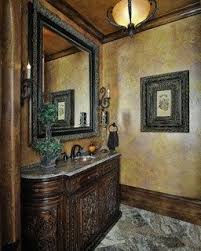 Old World Bathrooms And Powder Rooms Tuscan Bathroom Tuscan Decorating Tuscan Style