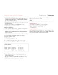 Embed your form right into your website or app. Free Printable Topshop Job Application Form Page 2