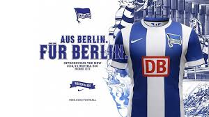 Hertha bsc berlin original nike heim trikot 2001/02 arcor gr.xxl top. Hertha Bsc Berlin 2014 15 Nike Home Jersey Desktop Wallpaper Jersey Berlin Nike