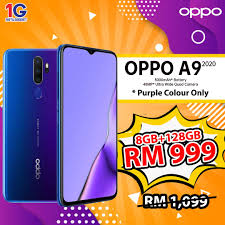 Space purple camera,fingertprint & speaker test. Oppo A9 2020 8gb 128gb Original Malaysia Set Satu Gadget Sdn Bhd