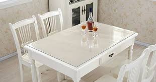 Mh Rita Transparent Pvc Tablecloths Thick Free Transparent Soft Glass Cloth 1 5mm 80130cm Luxury Appliances Home Kitchens Dining Room Table