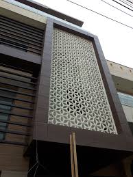 Grc In Facade Front Elevation Designs Small House Elevation Design Cladding Design