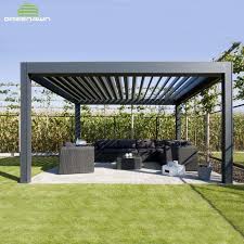 Pergola Aluminium In 2020 Terrasse Mit Pergola Uberdachung Garten Pergola