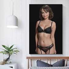Amazon.com: JJoias Milana Vayntrub Sexy Poster Canvas Wall Art ...