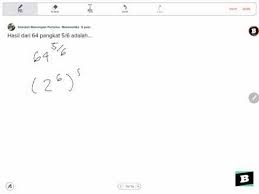 2, 3, akar pangkat 2 dan 3. Hasil Dari 64 Pangkat 5 6 Adalah Youtube
