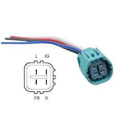 Draw circuits represented by lines. Alternator Pigtail Harness Repair Connector 4 Wire Lexus Toyota 9801295 Alternator For 2004 2005 2006 Lexus Ls430 2006 2007 Lexus Gs430 11197n